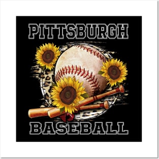 Awesome Baseball Name Pittsburgh Proud Team Flowers Posters and Art